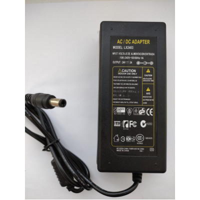Адаптер блок питания для монитора и телевизора 24V-3A (5,5*2,5mm)